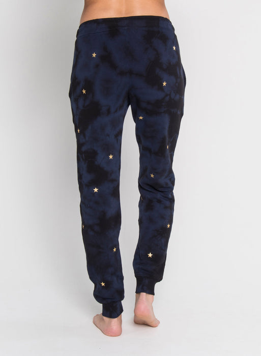 CHRLDR Gold Scattered Stars Flat Pocket Sweatpants