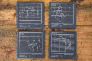 Greatest Washington Football Plays Coasters - Taryn x Philip Boutique