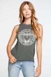 Chaser Brand Bon Jovi - Wanted Dead or Alive Muscle Crop Tank - Taryn x Philip Boutique