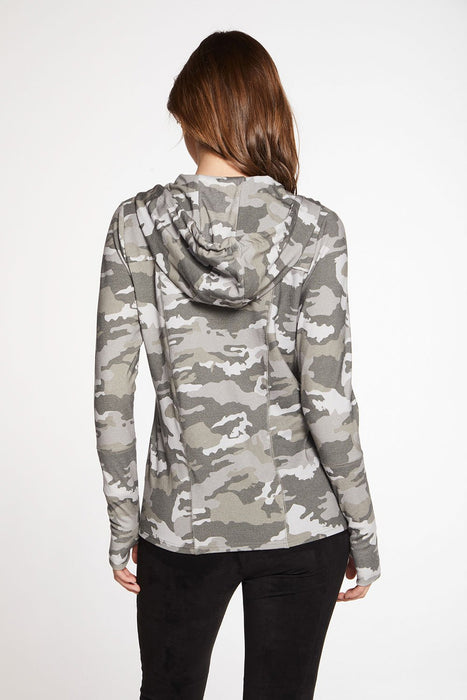 Chaser Brand Quadrablend Seamed Zip Up Hoodie - Taryn x Philip Boutique