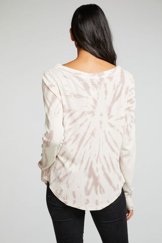 Chaser Brand Heritage Waffle Henley with Thumbholes - Taryn x Philip Boutique