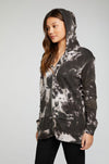 Chaser Brand Cotton Fleece Zip Up Tunic Length Hoodie - Taryn x Philip Boutique