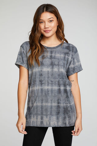 Chaser Brand Triblend Jersey Rolled Sleeve Crew Neck Tee - Taryn x Philip Boutique