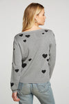 Chaser Brand Intarsia Hearts Pullover - Taryn x Philip Boutique