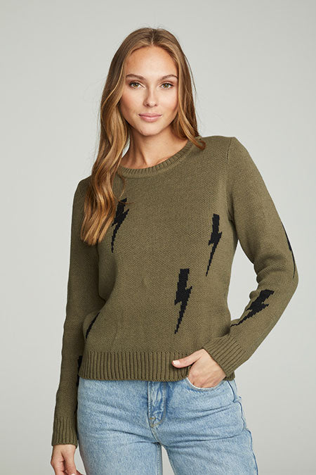 Chaser Brand Bolts Sweater - Taryn x Philip Boutique