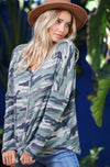Soft Brushed Camo Loose Fit Top - Taryn x Philip Boutique