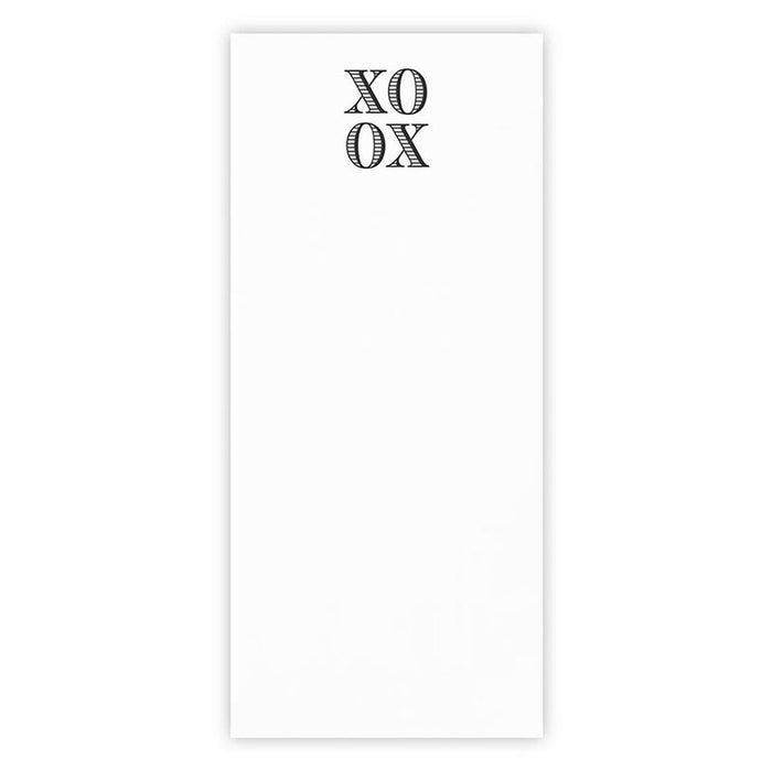 Notepaper in Acrylic Tray - XoXo