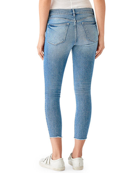 DL1961 Florence Cropped Mid-Rise Instasculpt Skinny in Sanders - Taryn x Philip Boutique