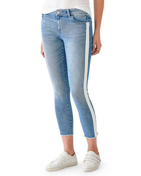 DL1961 Florence Cropped Mid-Rise Instasculpt Skinny in Sanders - Taryn x Philip Boutique