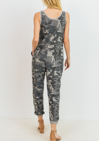Camo French Terry Jumpsuit - Taryn x Philip Boutique
