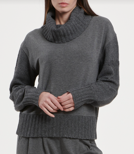 Splendid Fjord Cowl Neck Sweatshirt - Taryn x Philip Boutique