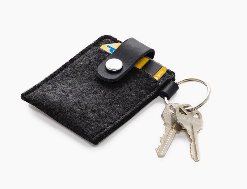 graf lantz Merino Wool Felt Key Card Case