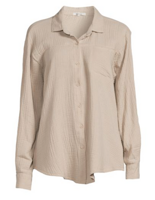 Splendid Addie Shirt in Sand - Taryn x Philip Boutique