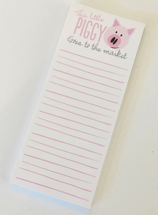 This Little Piggy Goes To The Market Notepad
