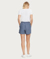 Michael Stars Paulette Striped Linen Shorts in Lake - Taryn x Philip Boutique