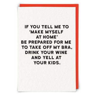 At Home Greeting Card - Taryn x Philip Boutique