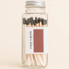 Black Safety Matches - Glass Jar - Taryn x Philip Boutique