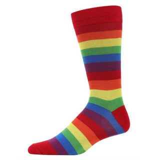 Rainbow Stripe Crew Crew Socks - Taryn x Philip Boutique