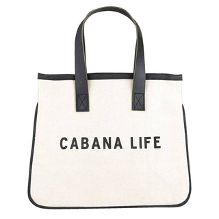 Mini Canvas Tote - Cabana Life - Taryn x Philip Boutique