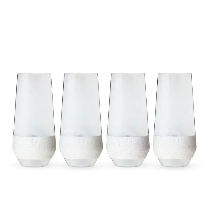 Champagne Freeze Cooling Cups (Set of 4) in Glitter - Taryn x Philip Boutique