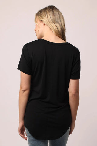 Megan V-Neck Tee - Taryn x Philip Boutique