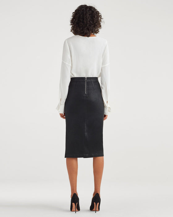 7 For All Mankind B(air) Pencil Skirt with Side Slit