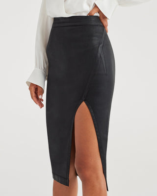 7 For All Mankind B(air) Pencil Skirt with Side Slit - Taryn x Philip Boutique