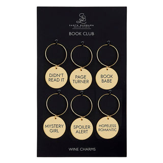Wine Charm Set - Book Club - Taryn x Philip Boutique