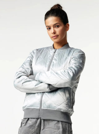 Blanc Noir Camo Reversible Bomber - Taryn x Philip Boutique