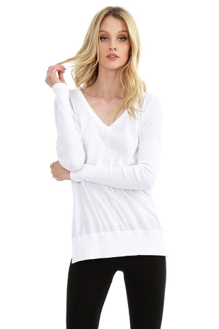 Bobi Rib Mix Long Sleeve Tee - Taryn x Philip Boutique