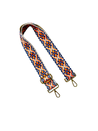 Aztec Diamond Guitar Purse Strap - Clear Bag Strap  9 Colors - Taryn x Philip Boutique