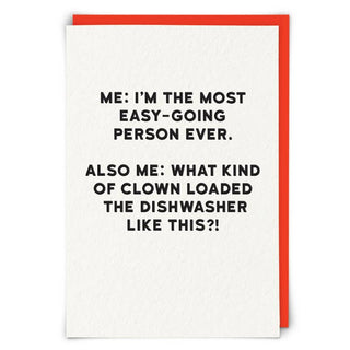 Dishwasher Greetings Card - Taryn x Philip Boutique