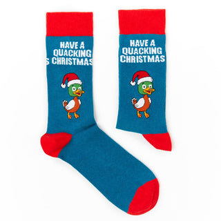 Unisex Have A Quacking Christmas Socks: 6 - 11 - Taryn x Philip Boutique