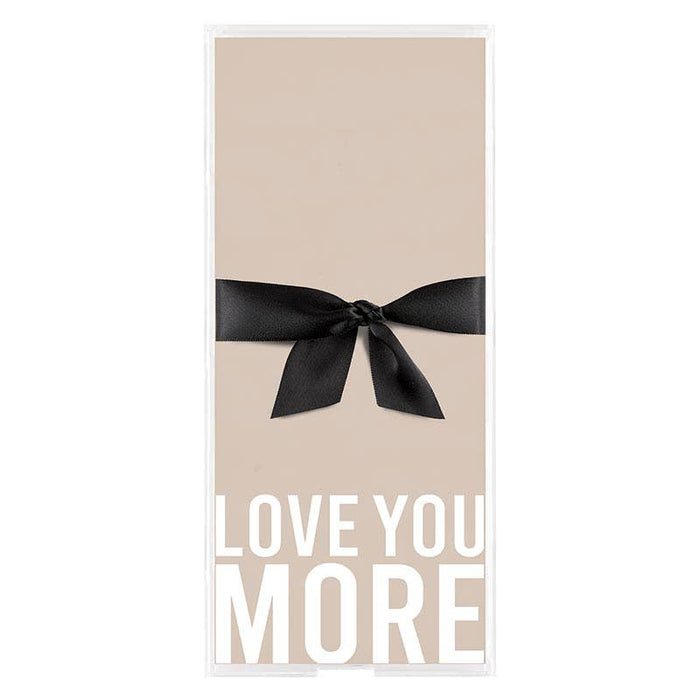 Notepaper in Acrylic Tray - Love You More - Taryn x Philip Boutique
