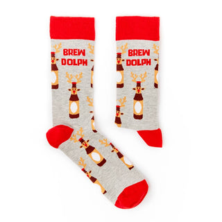 Unisex Brew-Dolph Socks: 6 - 11 - Taryn x Philip Boutique