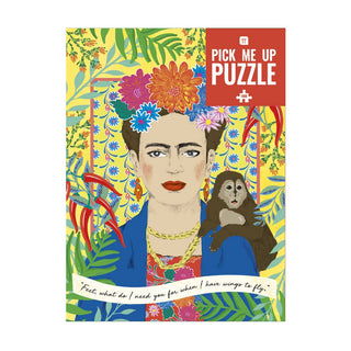 Frida Kahlo Puzzle with Poster and Trivia 1000-Piece - Taryn x Philip Boutique