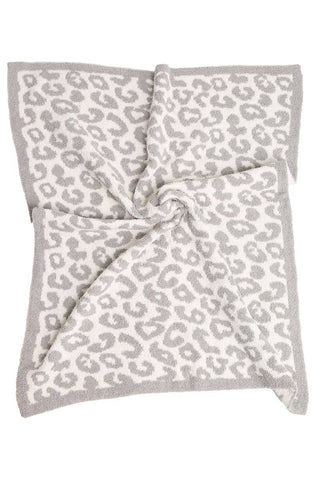 Kids Leopard Print Luxury Soft Throw Blanket - Taryn x Philip Boutique