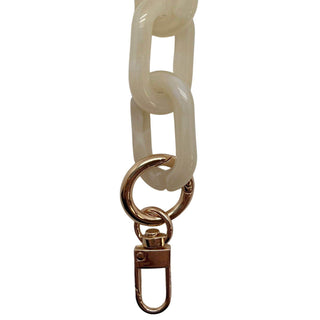 Cream Marble & Frosted Acrylic Chains - Taryn x Philip Boutique