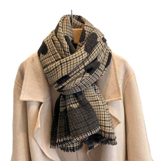 Scarf- Hearts Brown - Taryn x Philip Boutique