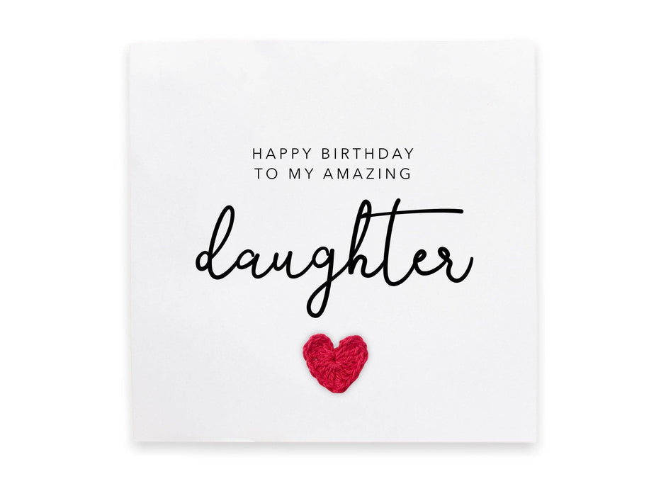 Simple Birthday Card For Daughter - Taryn x Philip Boutique