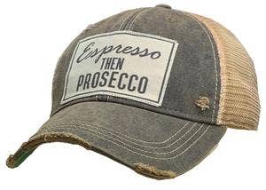 Espresso Then Prosecco Trucker Hat Baseball Cap - Taryn x Philip Boutique