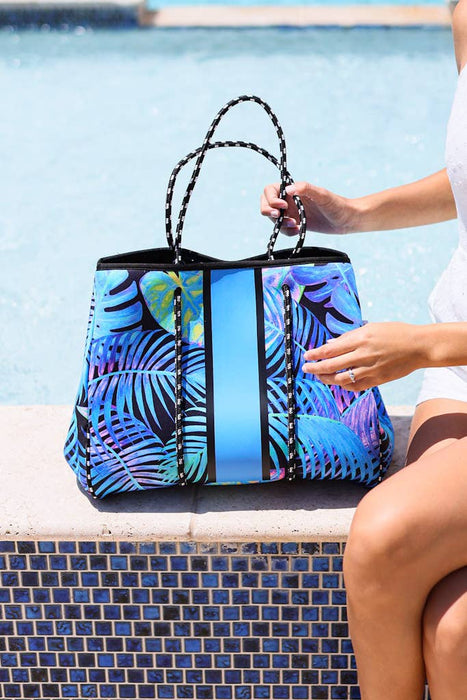The Lainie Neoprene Oversized Summer Tote Beach Bag - Taryn x Philip Boutique