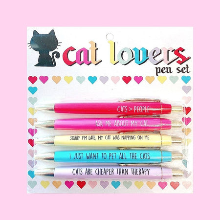 Cat Lovers Pen Set - Taryn x Philip Boutique