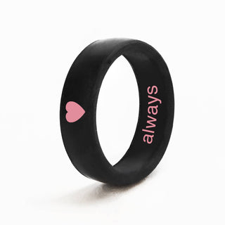 Flip Rings - Flip Reversible heart and always ring