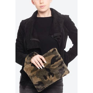 Furry Camo Crossbody Clutch - Taryn x Philip Boutique