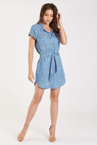 Dear John Kelly Mini Star Shirt Dress - Taryn x Philip Boutique