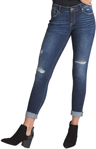 Dear John Joyrich Cuffed Ankle Skinny Jeans in Romi - Taryn x Philip Boutique