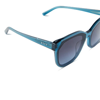 DIFF Eyewear Gia Deep Aqua Blue Gradient - Taryn x Philip Boutique