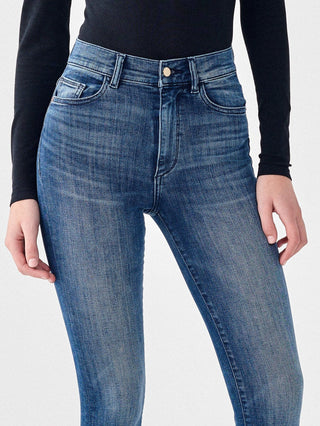 DL1961 Farrow Skinny High Rise Instasculpt Crop Jeans in Kasson - Taryn x Philip Boutique