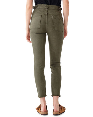 DL1961 Farrow Cropped High-Rise Skinny Jeans in Kale - Taryn x Philip Boutique